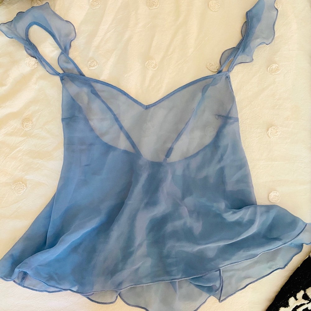 ❤️SOLD❤️ Victoria’s Secret Baby Blue Lingerie Top